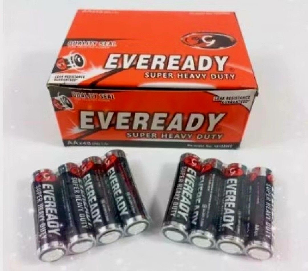 BNEW EVEREADY HEAVY DUTY AA BATTERIES (SOLD PER PACK) (Category: Batteries & Chargers) located in Manila. Submitted by blessap26genmerch (Listing ID 1397646949, Image 3). Description: .