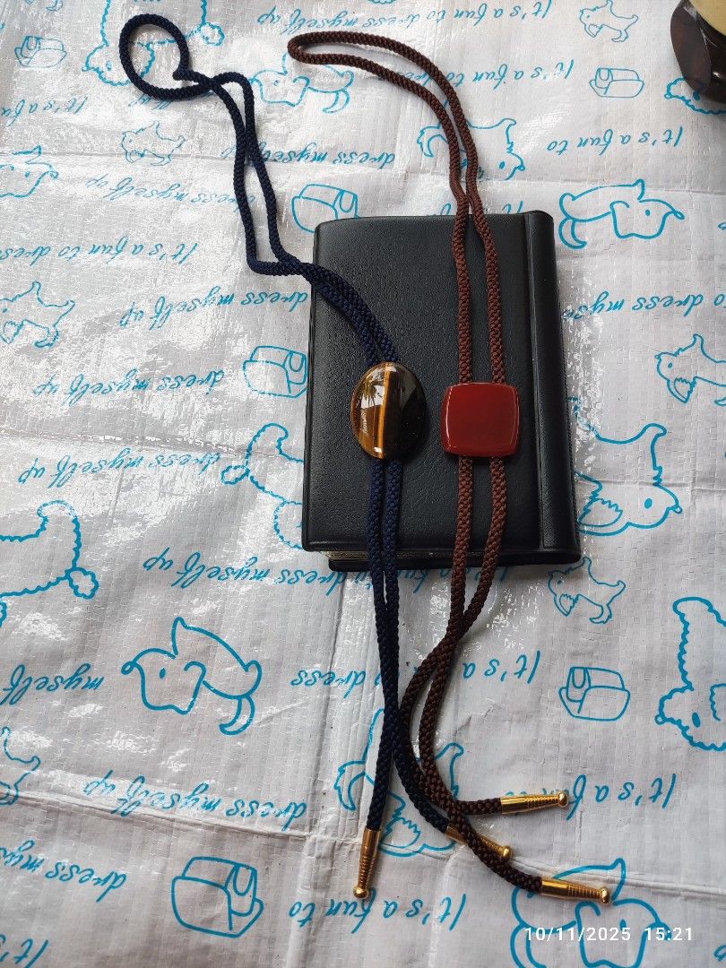 Bolo Ties (per piece) (Category: Ties) located in Tagum. Submitted by cs1907 (Listing ID 1397655960, Image 3). Description: -250 each -tiger eye stone -carnelian agate stone.