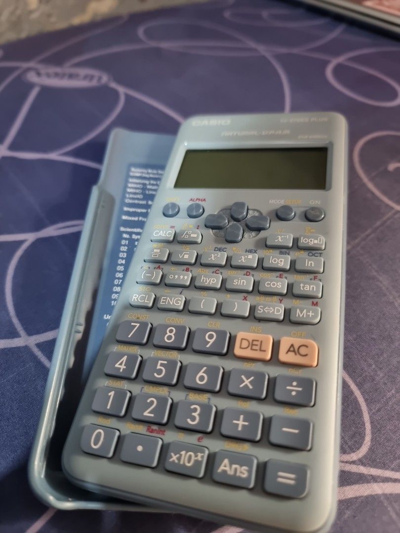 Casio fx-570ES Plus Calculator (Category: Office & Business Technology) located in Manila. Submitted by nichidobra76051 (Listing ID 1397659221, Image 1). Description: Negotiable Price. Good as new calculator. With Box and Manuals. No dents or issues. With Shift Solve. Can do Meet up if around PUP Manila/SM Sta. Mesa or Courier delivery..