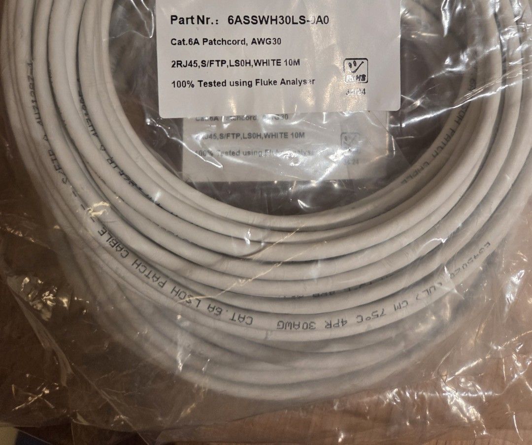Cat 6A Patchcord Network Cable