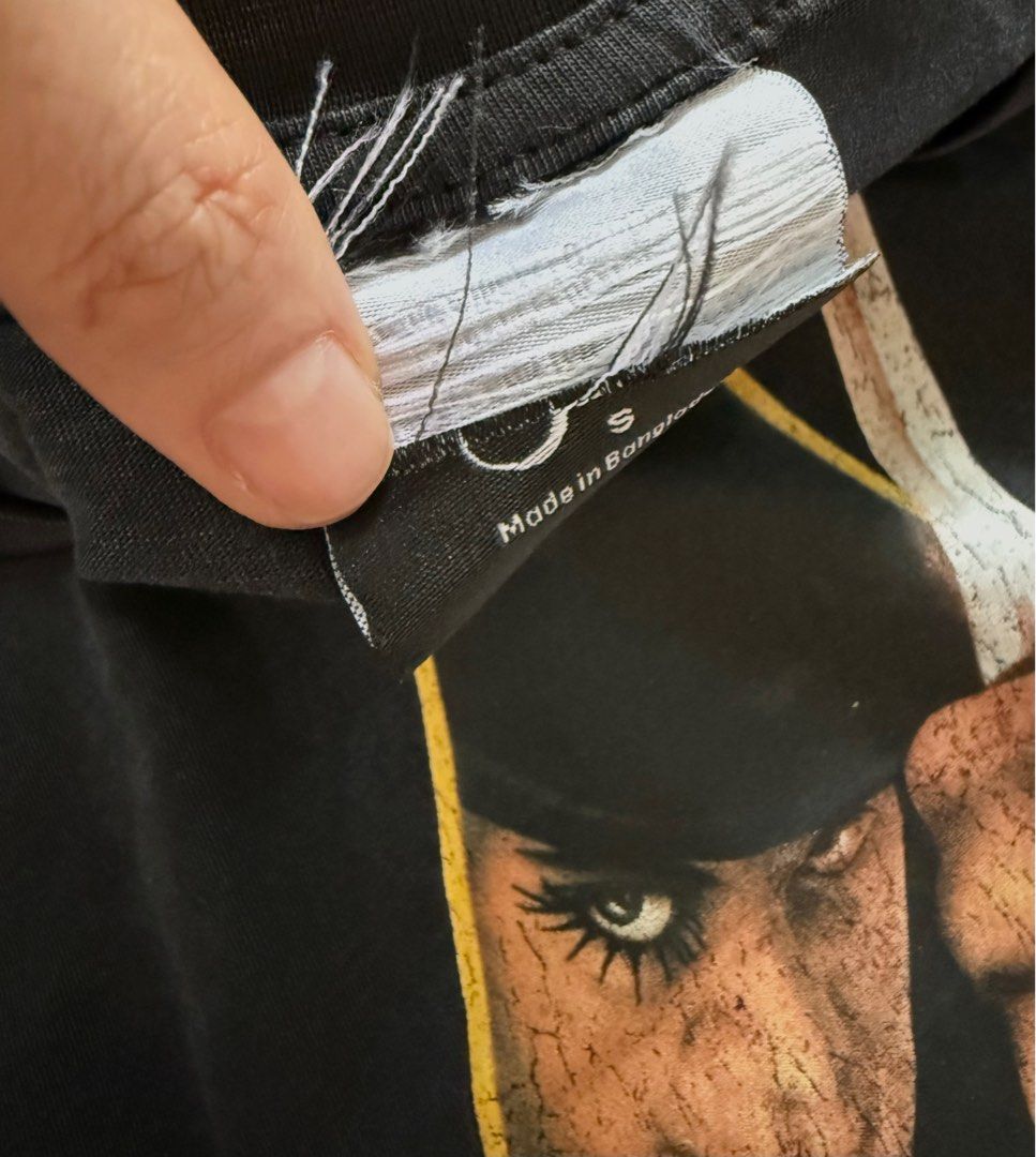 CLOCKWORK ORANGE (Category: Tshirts & Polo Shirts ) located in Manila. Submitted by handpickedshirts (Listing ID 1397619184, Image 3). Description: Brand new, cut tags Faded black fabric, cracked-like prints (style) Approx L28in W21in laid flat No backprint.