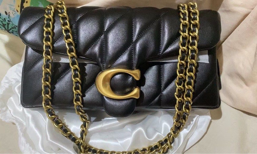 Coach Tabby 26 Quilted Brass Gold (Category: Luxury Bags & Wallets) located in Davao. Submitted by sherylblossom (Listing ID 1397657632, Image 1). Description: japan bought with dustbag prestine condition, no flaw minimal sign of usage but not obvious..