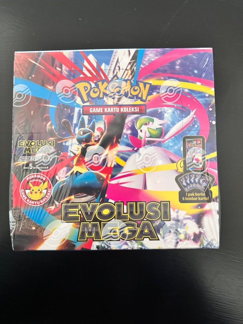 Evolusi Mega (Mega evolution) - Pokemon TCG Booster Box Indonesian, Hobbies & Toys, Toys & Games on Carousell Evolusi Mega (Mega evolution) - Pokemon TCG Booster Box Indonesian, Hobbies & Toys, Toys & Games on Carousell