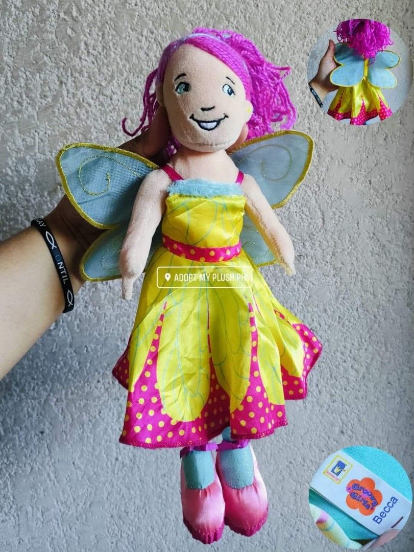 Groovy Girls plush assortment (Category: Plushies & Soft Toys) located in Taguig. Submitted by adopt.my.plush.ph (Listing ID 1397775349, Image 3). Description: Groovy Girls plush dolls, horse & bed Manhattan Toy 13" plush dolls - 180.00 each 14" horse - 250.00 poseable 7"x13" bed - 200.00 retro-styled, "groovy" clothing.