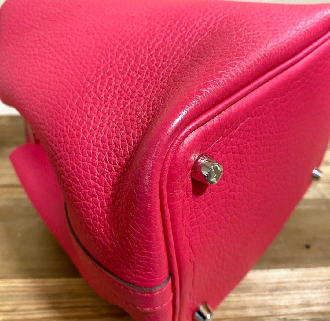 Hermes Picotin 18 Rose Extreme SHW (Category: Luxury Bags & Wallets) located in Quezon City. Submitted by __12345 (Listing ID 1397766389, Image 3). Description: - Preorder (2 weeks eta) 💗 - 9/10 condition - Stamp A - Includes dustbag, lock & key, receipt, and entrupy - Available for meet ups/delivery - Detailed photos available upon request - Guaranteed authentic or money back! Open to sourcing requests! Send us a message 💌🛍️.