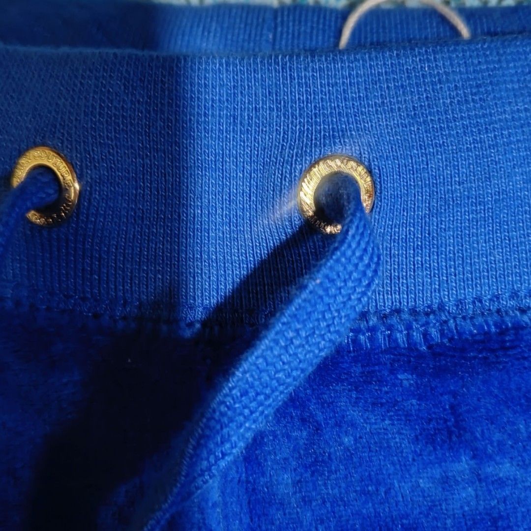 Juicy Couture Slim Pant XS (Category: Luxury Apparel) located in Baguio. Submitted by cc1516 (Listing ID 1397757032, Image 3). Description: - Juicy Couture sweatpants - Slim fit, size XS - Drawstring waist with gold hardware - Pink "JUICY" logo on front - Two back pockets - Made in Vietnam.