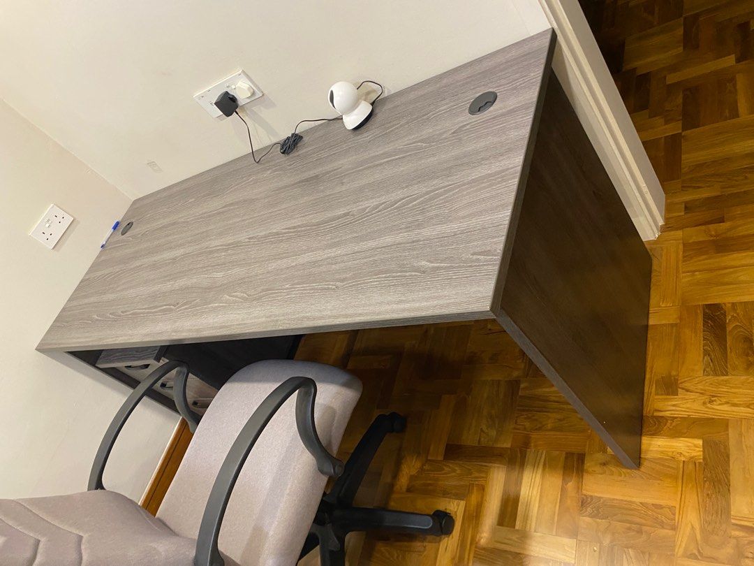 Large Study Table (Category: Tables & Sets) located in Singapore. Submitted by hoppers (Listing ID 1397753137, Image 2). Description: Large study table with moveable side drawers. Condition is like new. Too large for room hence selling. 1.8m length, 0.7m wide, 0.75m height. Priced to sell. All reasonable offer will be considered..