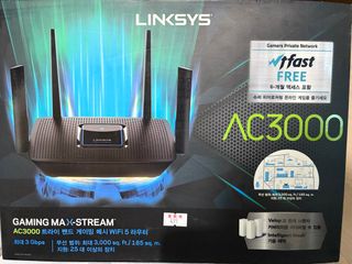 Linksys AC3000 4-Antenna Gaming Max-Stream WiFi 5 Router64077662651905110