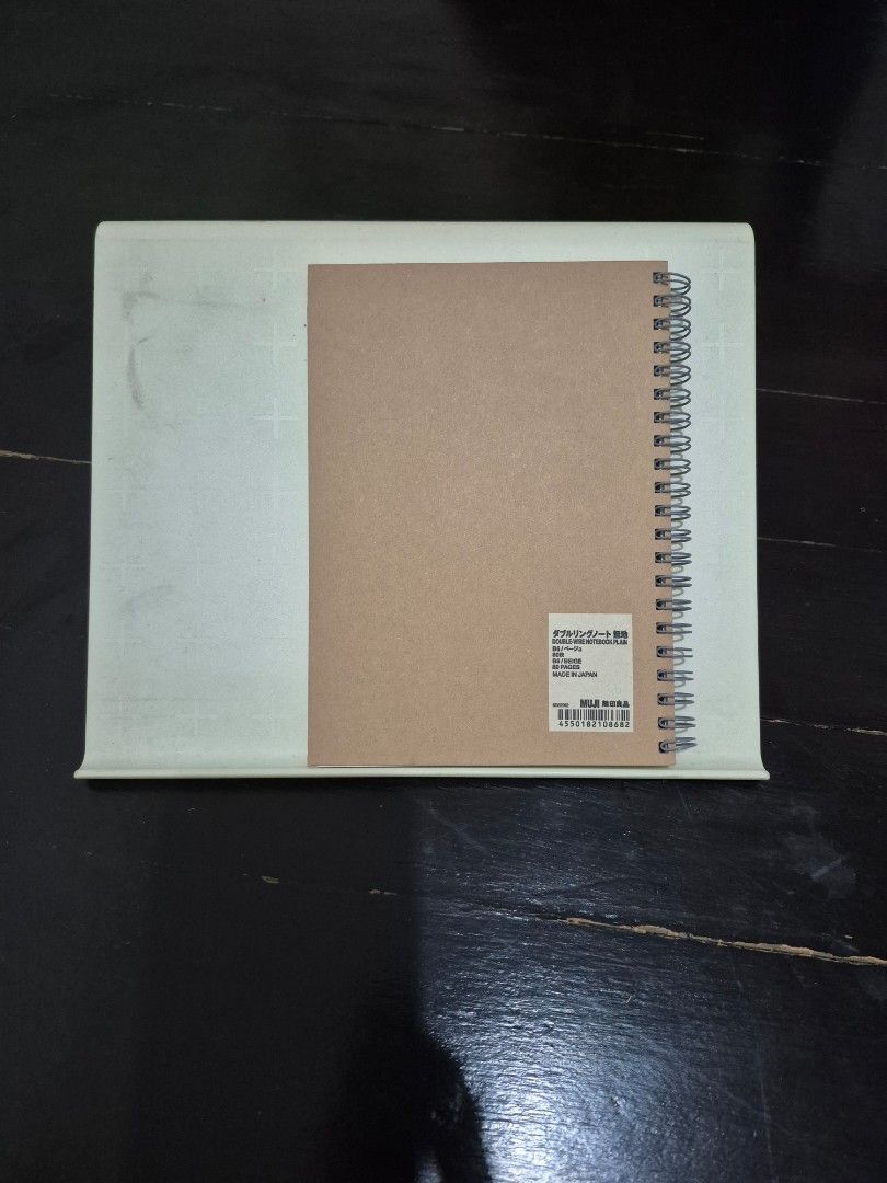Muji B6 plain notebook (Category: Stationery & School Supplies) located in Valenzuela. Submitted by pappx (Listing ID 1397713379, Image 2). Description: B6 plain notebook 80 pages.