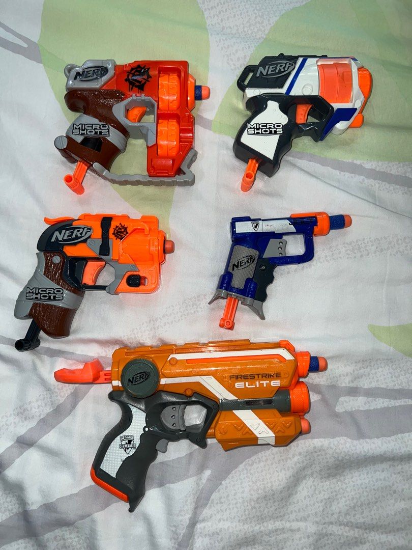 Nerf Gun Set with Bullets (Category: Action & Battle Toys) located in Manila. Submitted by vg813 (Listing ID 1397649901, Image 1). Description: authentic.