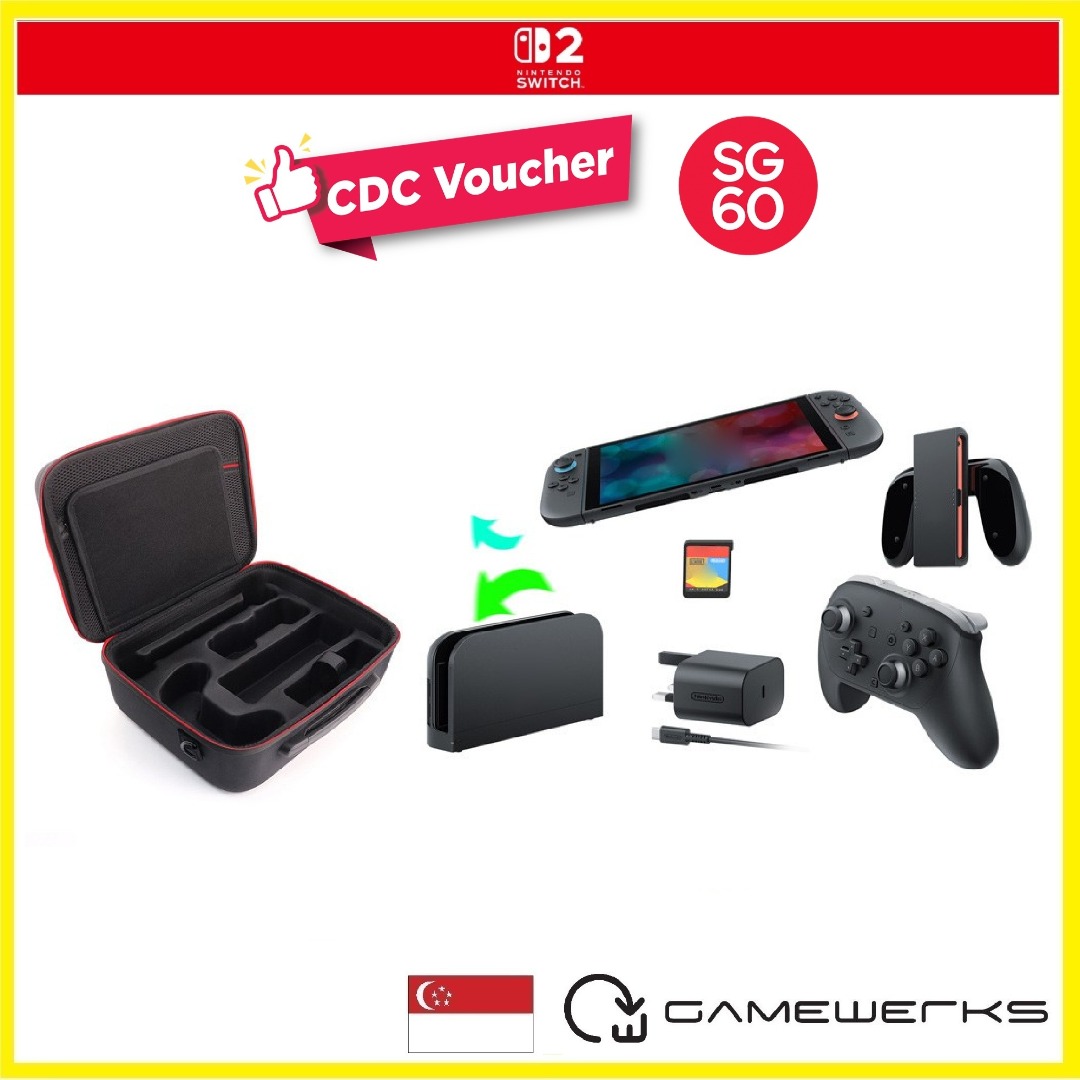 Nintendo Switch 2 Console + Dock Carrying Case, Video Gaming, Gaming ...