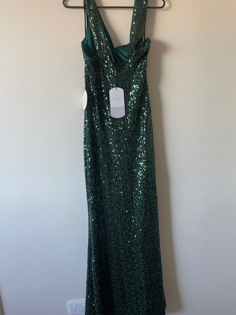 isaura maxi dress in green & silver Jayla Twist Front Midi Dress – Pilgrim Clothing Outlet