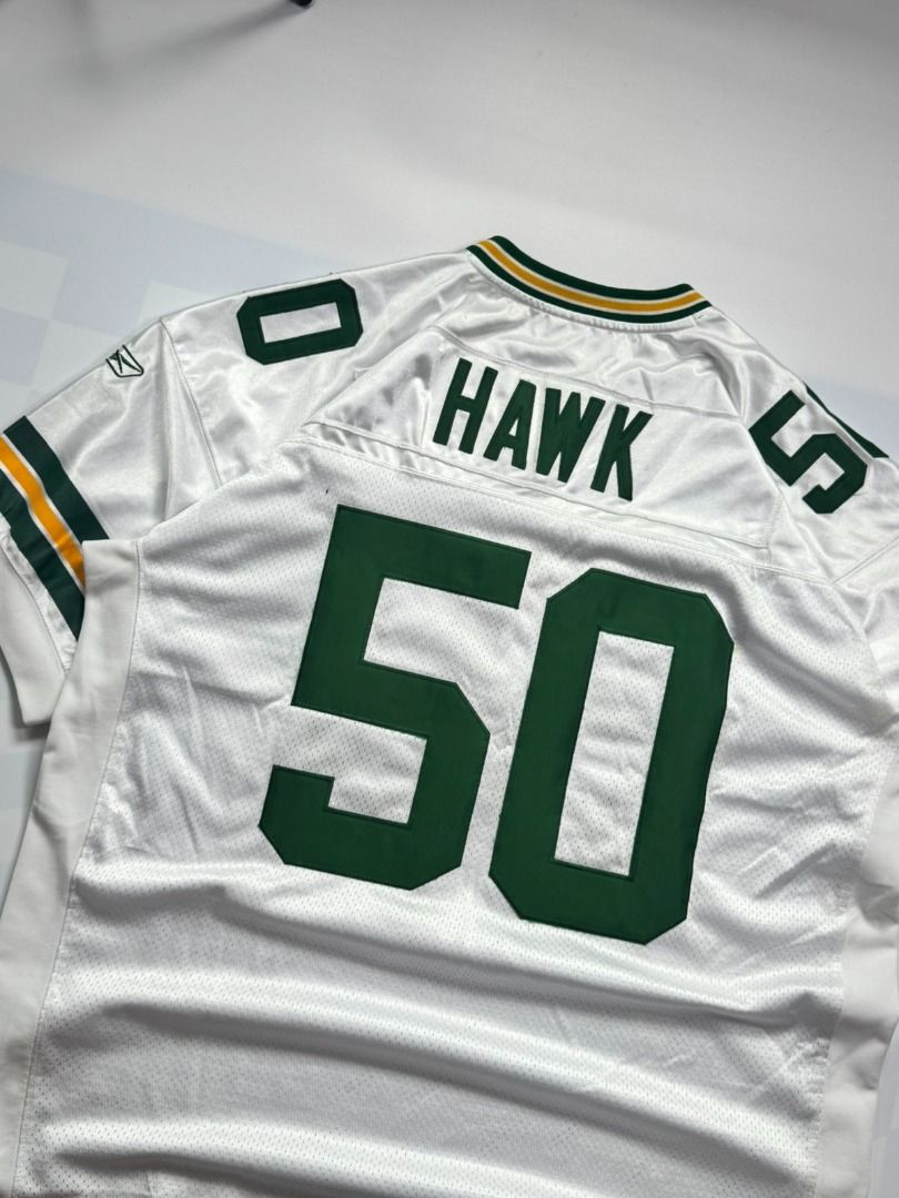 Reebok hawk #50 NFL Jersey (Category: Activewear) located in Cavite. Submitted by wydecollection (Listing ID 1397586852, Image 2). Description: Reebok hawk 50 XL 26x35 / Size 54 Good Condition Authentic.