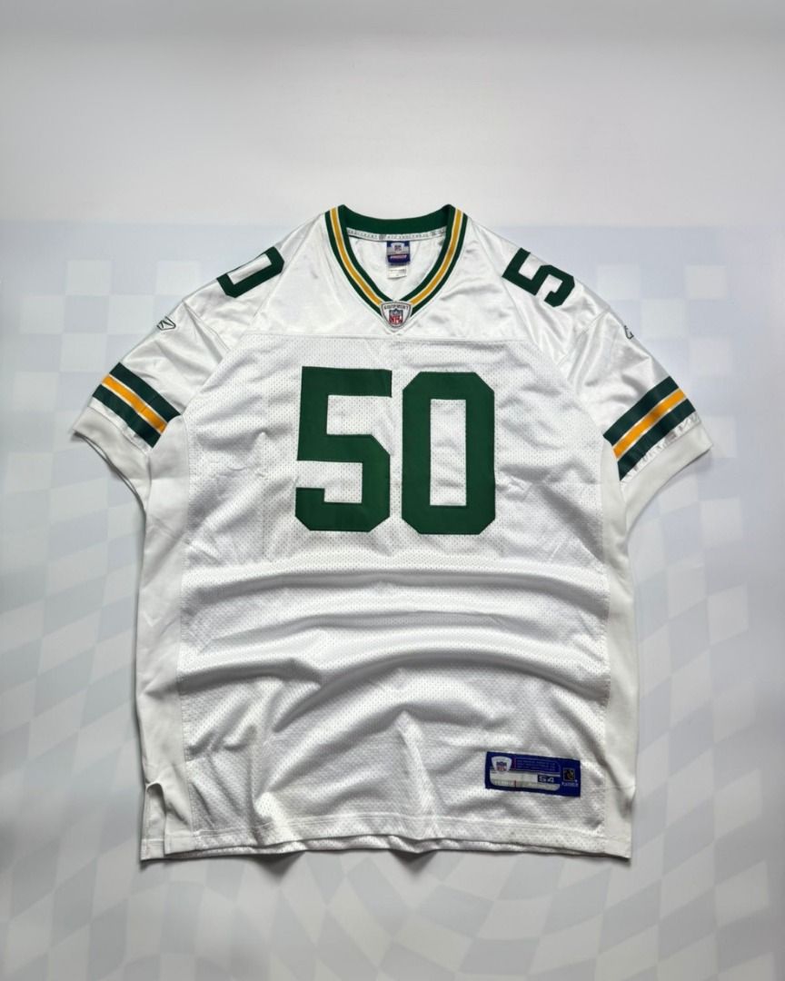 Reebok hawk #50 NFL Jersey (Category: Activewear) located in Cavite. Submitted by wydecollection (Listing ID 1397586852, Image 1). Description: Reebok hawk 50 XL 26x35 / Size 54 Good Condition Authentic.