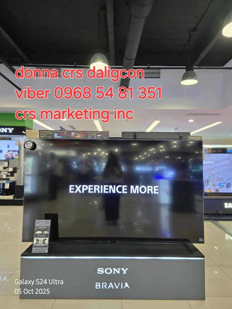 Sony bravia series 7 (Category: TV) located in Manila. Submitted by donnasagao03665 (Listing ID 1397695827, Image 1). Description: 🟨 SONY BRAVIA 7 SERIES MINILED 65XR70 75XR70 85XR70 GOOGLE TV SONY OLED TV BRAVIA 8 SERIES 55XR80 65XR80 55XR80M2 65XR80M2 🟨 BRAVIA 5 SERIES 55XR50 - 58,500 65XR50 - 67,700 75XR50 - 104,000 98XR50 - 229,000 BRAVIA 7 SERIES K65XR70 - 90,300 K75XR70 - 145,000 K85XR70 - 217,900 BRAVIA 8 SERIES K55XR80M2 - 89,900 K65XR8