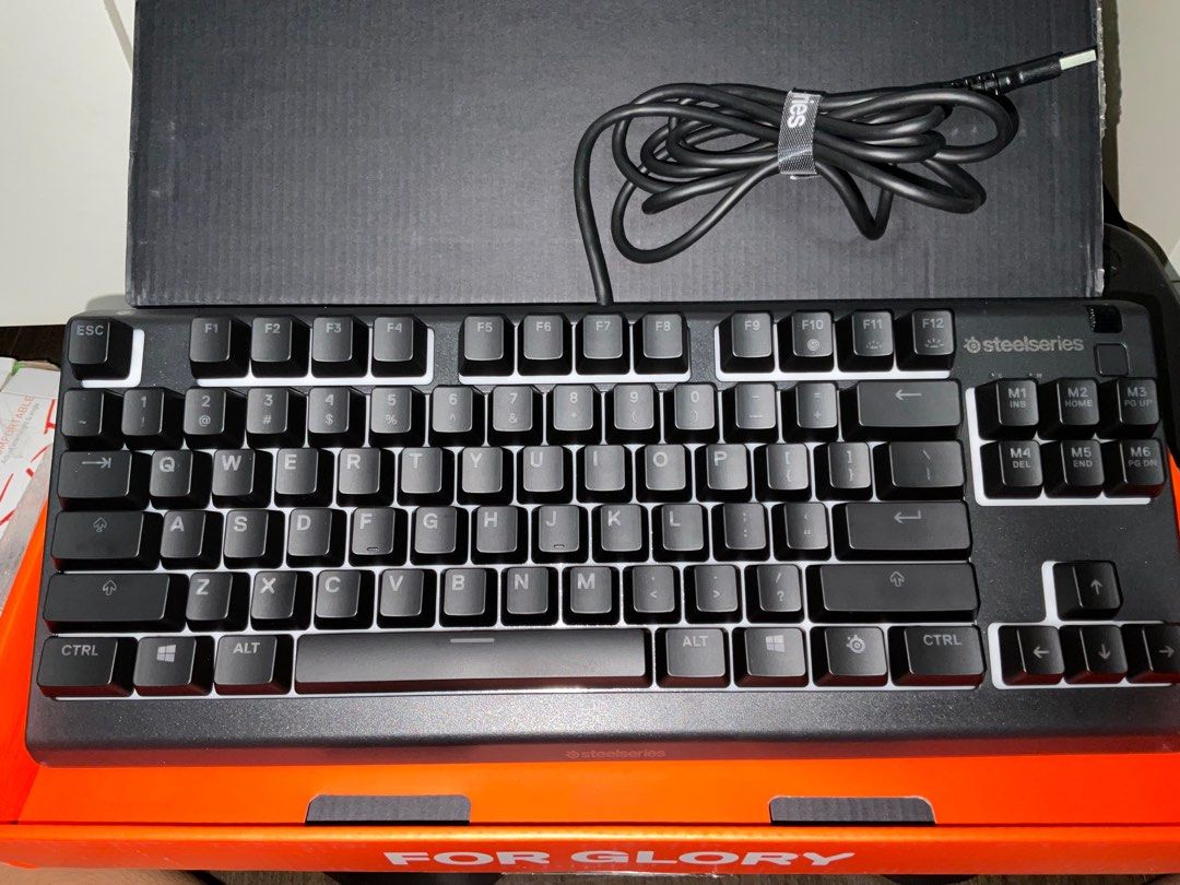 SteelSeries APEX 3 TKL (Category: Computer Keyboard) located in Manila. Submitted by 2025.gadgetspot (Listing ID 1397698091, Image 3). Description: FS/ LFB: STEELSERIES APEX 3 TKL orig price: 3,395 selling for: 2,800 Authentic from STEELSERIES US - UNSEALED BUT NEVER BEEN USED - COMPLETE ACCESORIES COMES WITH A BOX - no issue - slightly negotiable can do shipping / meetups 📍qc pm if interested. .