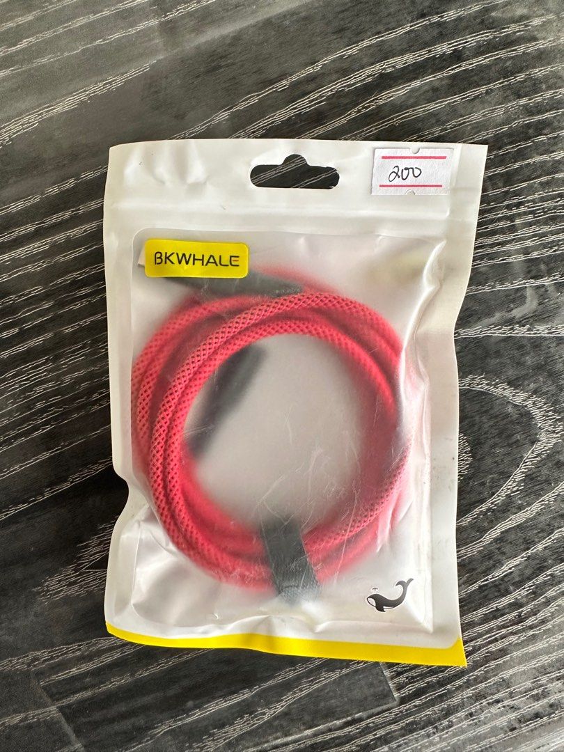 Type C Charger Cord (Category: Chargers & Cables) located in Cabanatuan. Submitted by shiamendoza (Listing ID 1397735744, Image 3). Description: Brand: BKWHALE.