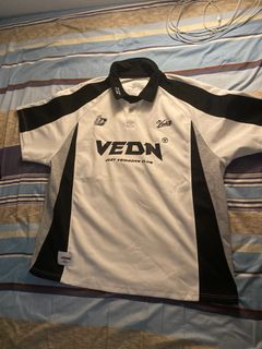 VEDN 白色短袖POLO衫64238205683715110