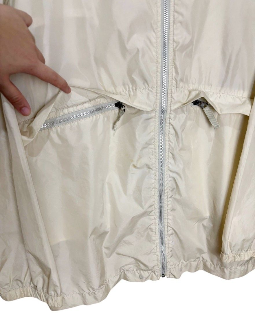 (XL) VERSACE Vintage Men's Windbreaker (Category: Coats, Jackets and Outerwear) located in Baguio. Submitted by db_clothing (Listing ID 1397719984, Image 3). Description: ISSUE: STAINS - SCRATCHES(2ND PHOTO) Dimensions: Width: 25 inches Length: 30 inches Shoulder: 23 inches Sleeve: 23 inches.