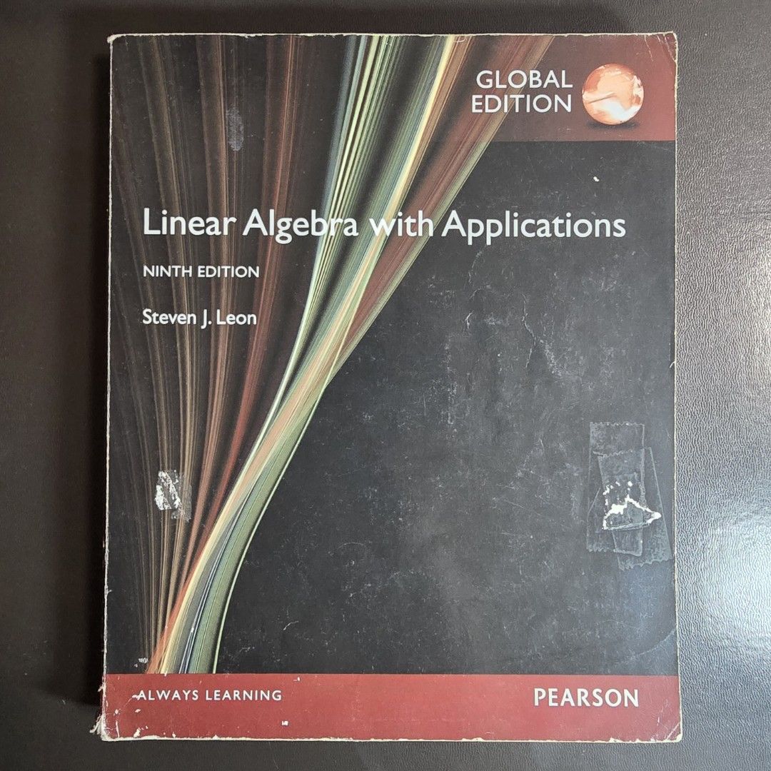 二手 電機 線性代數 Linear Algebra with Applications, 9th Edition, Steven J ...