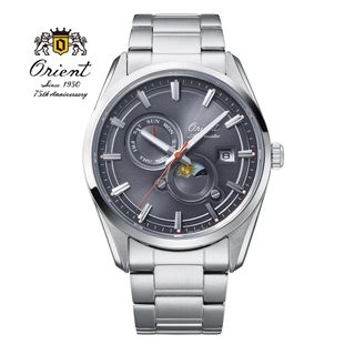 Orient Watch ORIENT AUTOMATIC Mechanical Stretto Series Mechanical Watch Sapphire Anti-Scratch Crystal Steel Strap 5 Bar Water Resistance Silver Dial Radiating Face RA-AK0311N Original Orient Logo 75th Anniversary Limited Edition Watch64237342516483110