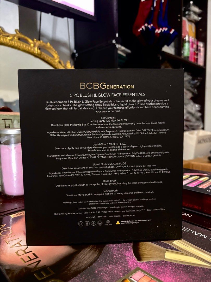 💯 Original 🇺🇸 BCBGeneration 5pc Blush & Glow Face Essentials (Category: Makeup) located in Baguio. Submitted by bbwifeyshopus (Listing ID 1397829894, Image 3). Description: O N H A N D ✨ Unleash your inner glow with BCBGeneration Makeup Collection! ✨ From everyday glam to night-out elegance 😘 This collection has everything you need to look effortlessly stunning. 💋 💄 Imported from the U.S. 🎁 Perfect for gifting or treating yourself! 📦 Avai
