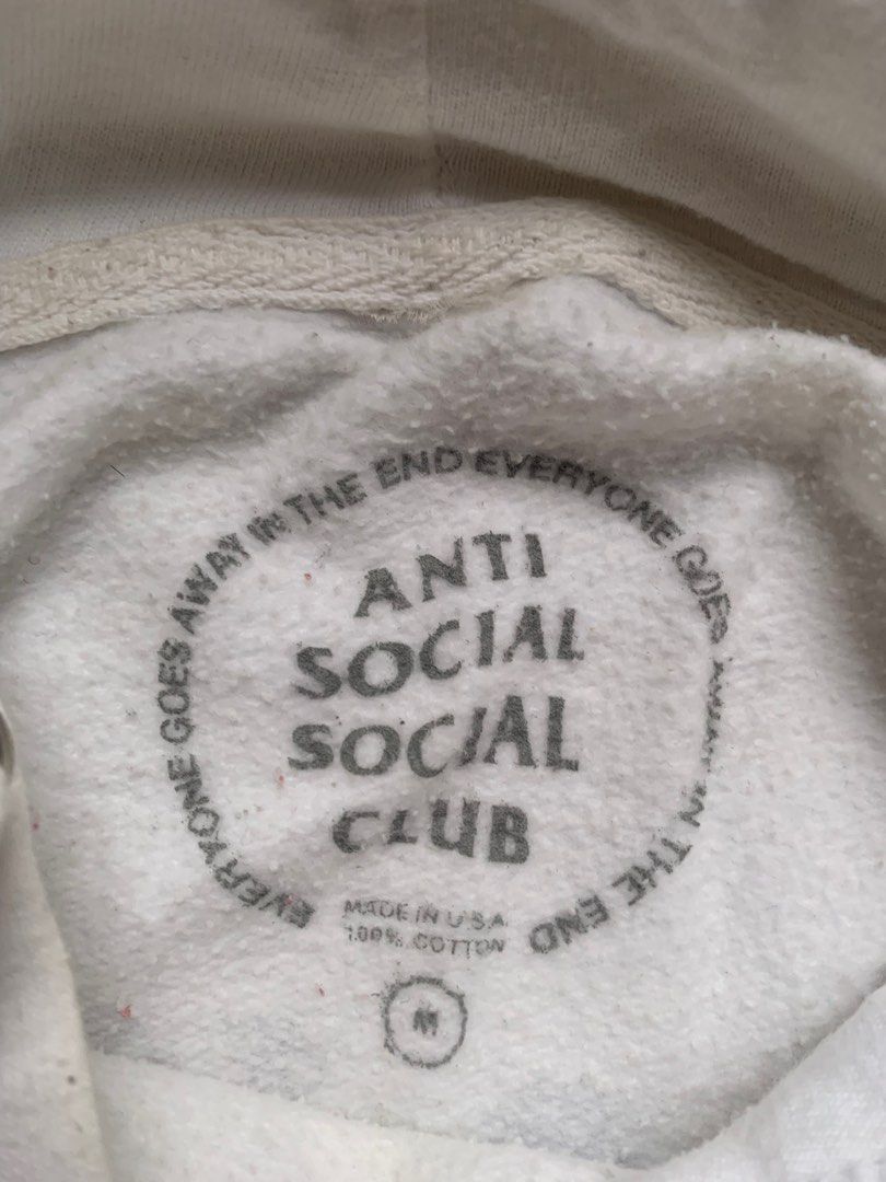 Anti social social club x line friend brown bear hoodie (Category: Coats, Jackets and Outerwear) located in Iba. Submitted by saploot (Listing ID 1397958648, Image 3). Description: Excellent condition Need wash Issue: washble stain 21.5x26.