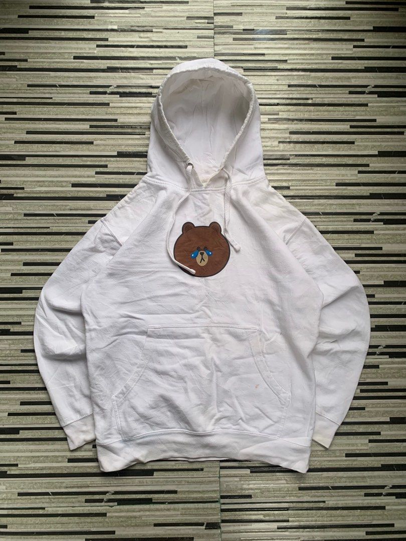Anti social social club x line friend brown bear hoodie (Category: Coats, Jackets and Outerwear) located in Iba. Submitted by saploot (Listing ID 1397958648, Image 1). Description: Excellent condition Need wash Issue: washble stain 21.5x26.