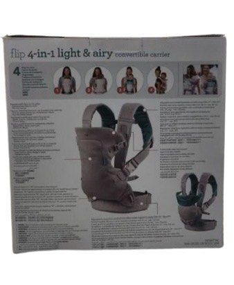Baby Carrier - Teal and Gray (Category: Carriers & Slings) located in Makati City. Submitted by styledsecond_ (Listing ID 1397959623, Image 2). Description: - Teal and gray color scheme - Comfortable design with padded shoulder straps - Structured design for support - Adjustable straps and buckles for a secure fit - Designed for multiple carrying positions.