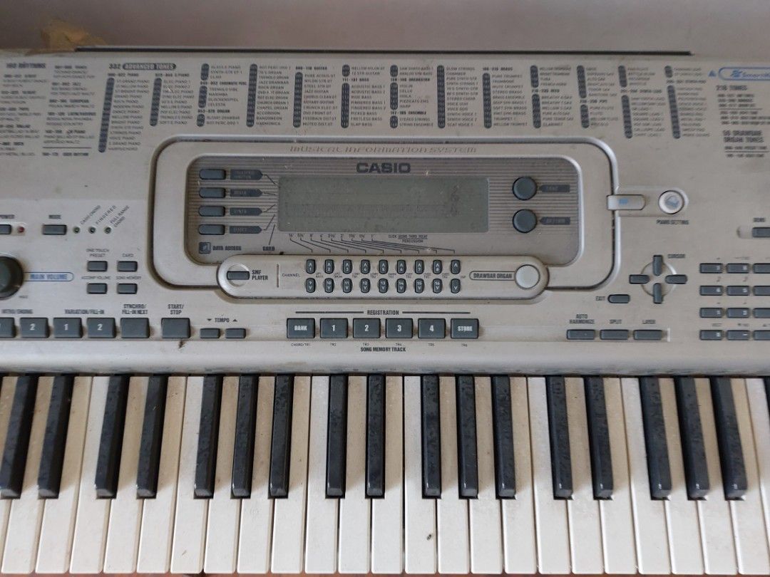 Casio Piano Keyboard WK-3200 (Category: Musical Instruments) located in Rizal. Submitted by Babyfume (Listing ID 1397944477, Image 1). Description: BOUGHT IN DOHA, QATAR ONLY USED FOR 3 MONTHS IN STORAGE/ DISPLAY EVER SINCE WILL BE CLEANED AND SANITIZED BEFORE SHIPPING.