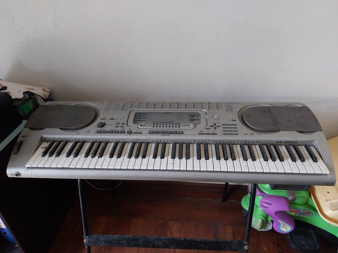 Casio Piano Keyboard WK-3200 (Category: Musical Instruments) located in Rizal. Submitted by Babyfume (Listing ID 1397944477, Image 2). Description: BOUGHT IN DOHA, QATAR ONLY USED FOR 3 MONTHS IN STORAGE/ DISPLAY EVER SINCE WILL BE CLEANED AND SANITIZED BEFORE SHIPPING.