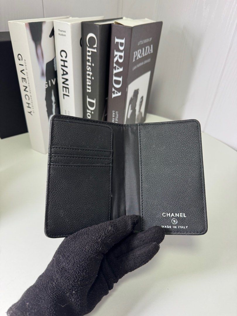Chanel Quilted Leather Card Holder (Category: Luxury Bags & Wallets) located in Baguio. Submitted by luxe2600 (Listing ID 1397971558, Image 2). Description: GWP - Authentic Chanel card holder - Black quilted leather - Made in Italy - Multiple card slots - Features Chanel logo - Compact and stylish design - Perfect for everyday use - Timeless accessory.