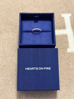 周大福CTF HEARTS ON FIRE玫瑰金鑽石戒指64205029479042110
