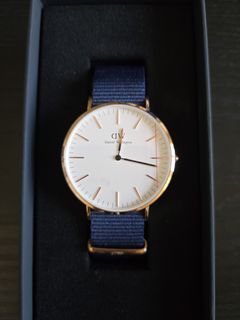 Daniel Wellington 男裝尼龍藍色手錶64206800284033110