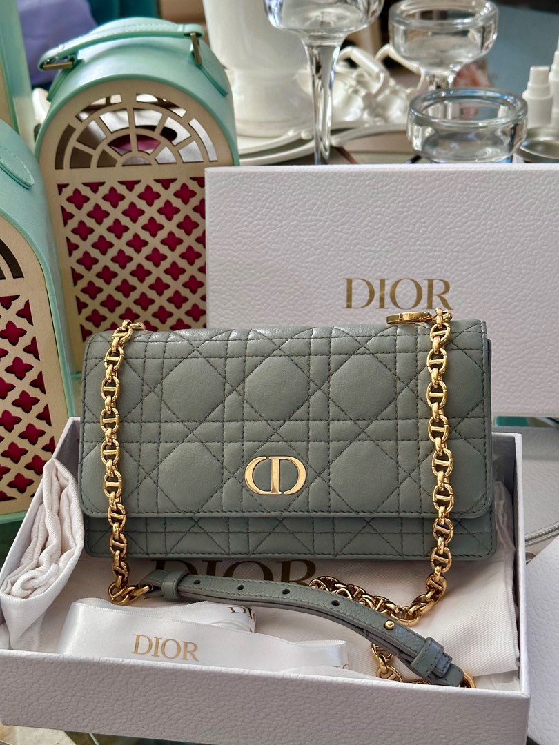 authentic-dior-caro-woc-chain-belt-bag-luxury-bags-wallets-on-carousell