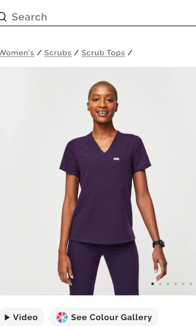 FIGS scrubs Purple Jam set XXS (Category: Sets or Coordinates) located in Quezon City. Submitted by checkthecloset2 (Listing ID 1397820157, Image 1). Description: catarina top-xxs zamora joggers petite-xxs rfs: no longer fits.