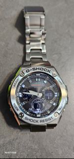 G-Shock 銀色金屬手錶64231356979074110
