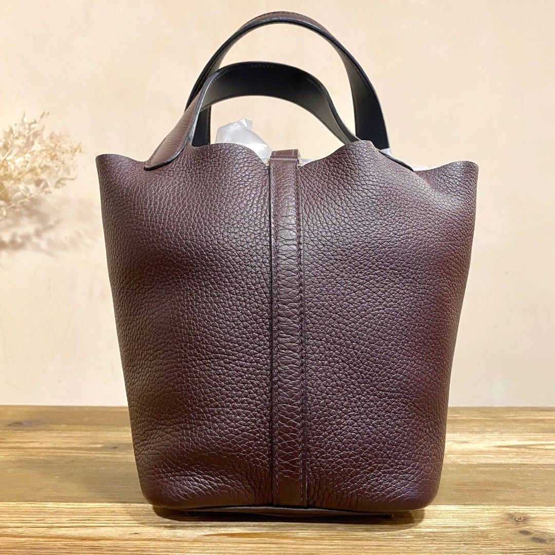 Hermes Picotin 18 Rouge Sellier SHW (Category: Luxury Bags & Wallets) located in Quezon City. Submitted by __12345 (Listing ID 1397863992, Image 2). Description: - Preorder (2 weeks eta) 💗 - 9/10 condition - Stamp U, Clemence - Includes dustbag, box, lock & key, receipt, and entrupy - Available for meet ups/delivery - Detailed photos available upon request - Guaranteed authentic or money back! Open to sourcing requests! Send us a message 💌🛍️.