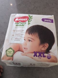 Huggies nature made XXL and XL pants carton Babies Kids Bathing Huggies nature made XXL and XL pants carton Babies Kids Bathing