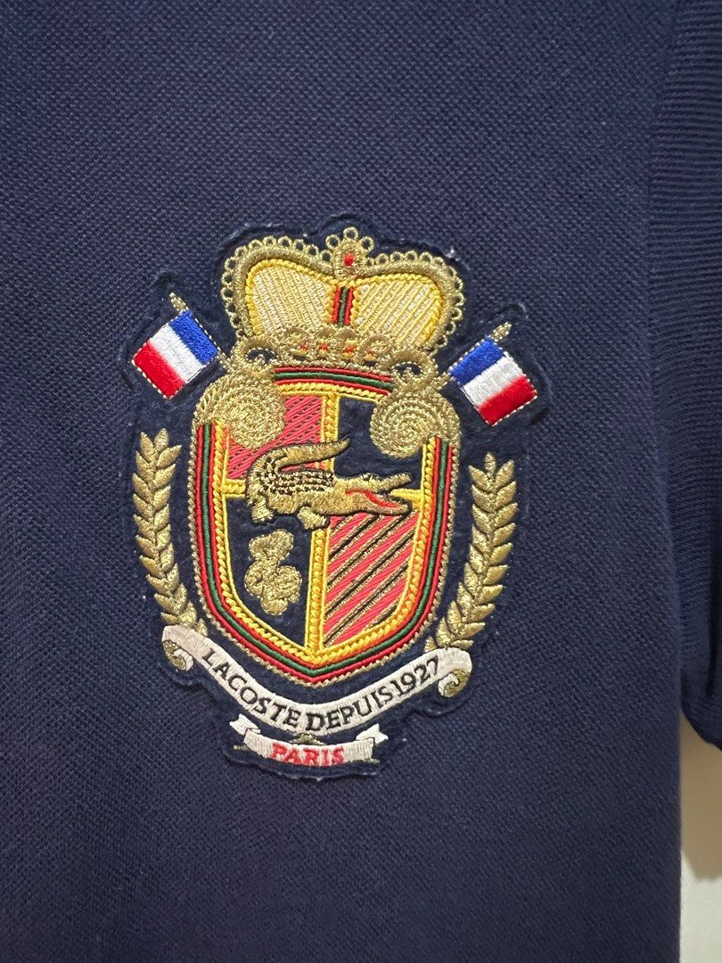 Lacoste Depuis Paris Polo (Category: Tshirts & Polo Shirts ) located in Quezon City. Submitted by deviljin17 (Listing ID 1397864143, Image 3). Description: PTPA For Sale: Lacoste Depuis Paris Polo Price: P1,100 plus SF✈️ Size 3 on tag Dimes: 17.5” x 26-27” Rate: 9.4/10 📩 Pm for faster transaction .
