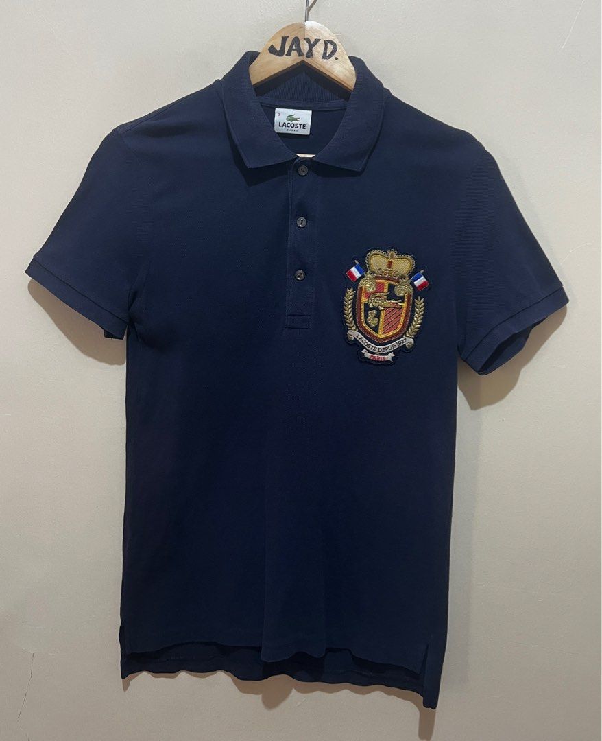Lacoste Depuis Paris Polo (Category: Tshirts & Polo Shirts ) located in Quezon City. Submitted by deviljin17 (Listing ID 1397864143, Image 1). Description: PTPA For Sale: Lacoste Depuis Paris Polo Price: P1,100 plus SF✈️ Size 3 on tag Dimes: 17.5” x 26-27” Rate: 9.4/10 📩 Pm for faster transaction .