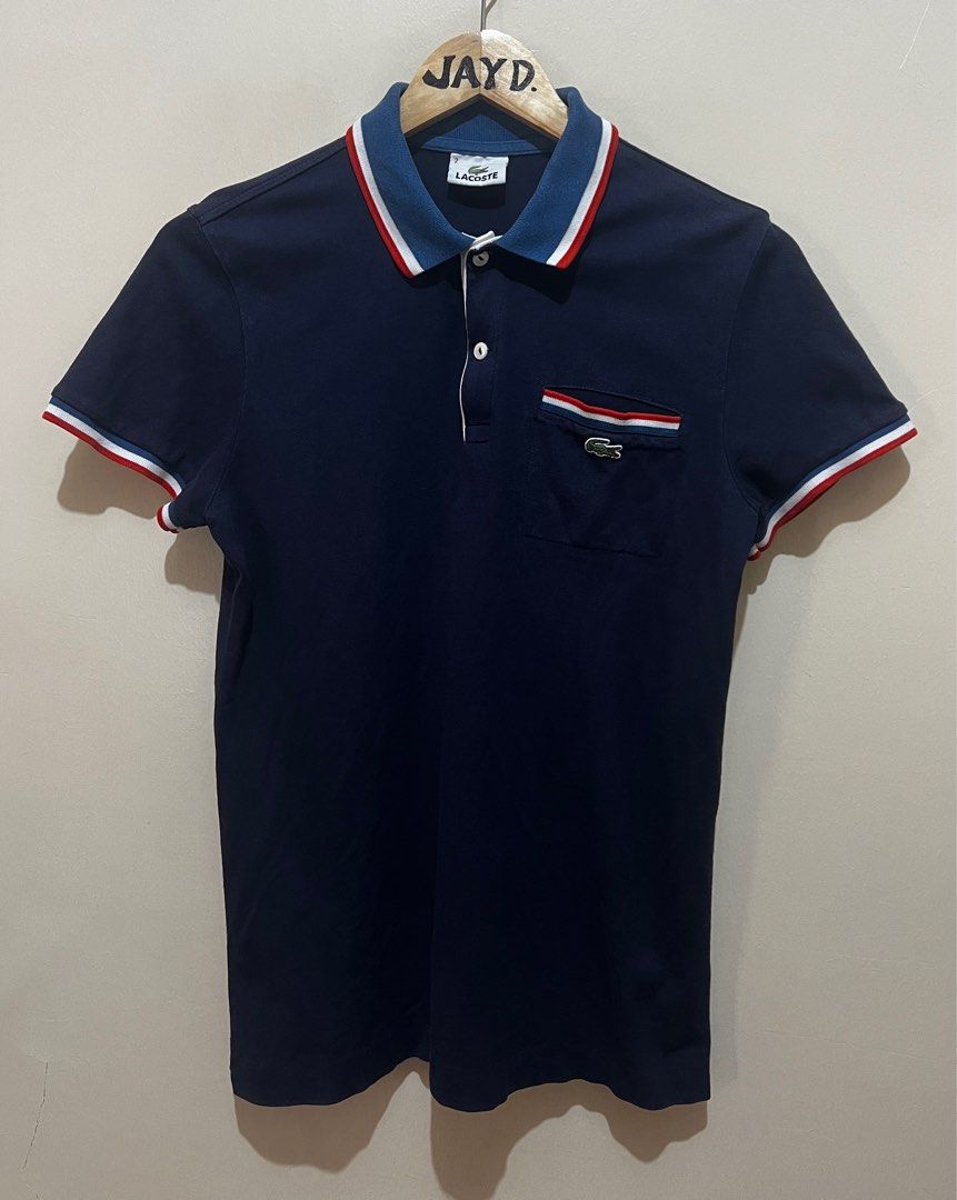 Lacoste Twin Tip polo (Category: Tshirts & Polo Shirts ) located in Quezon City. Submitted by deviljin17 (Listing ID 1397863784, Image 1). Description: PTPA For Sale: Lacoste Twin Tip polo with pocket Price: P1,100 plus SF✈️ Size 2 on tag Dimes: 18” x 26” Rate: 9.2/10 📩 Pm for faster transaction.