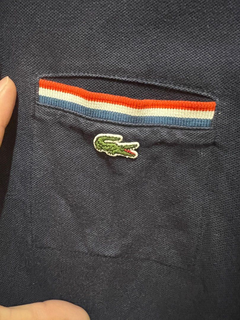 Lacoste Twin Tip polo (Category: Tshirts & Polo Shirts ) located in Quezon City. Submitted by deviljin17 (Listing ID 1397863784, Image 3). Description: PTPA For Sale: Lacoste Twin Tip polo with pocket Price: P1,100 plus SF✈️ Size 2 on tag Dimes: 18” x 26” Rate: 9.2/10 📩 Pm for faster transaction.