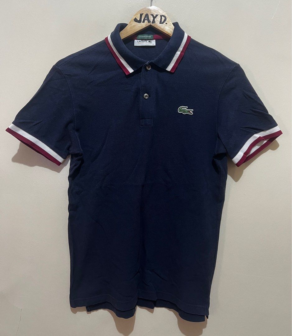Lacoste Twin Tip polo (Category: Tshirts & Polo Shirts ) located in Quezon City. Submitted by deviljin17 (Listing ID 1397864529, Image 1). Description: PTPA For Sale: Lacoste Twin Tip polo Made in Japan Price: P1,100 plus SF✈️ Size 3 on tag Dimes: 18.5” x 26” Rate: 9/10 📩 Pm for faster transaction .