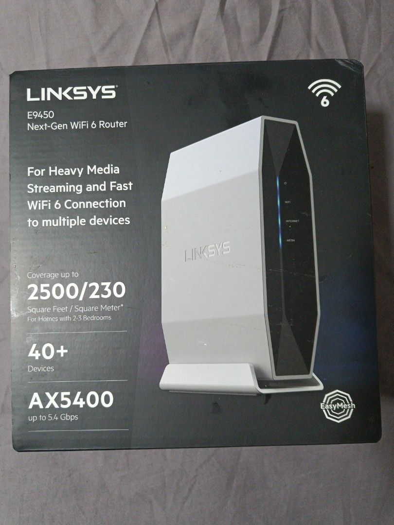 Linksys E9450 Next-Gen WiFi 6 Router