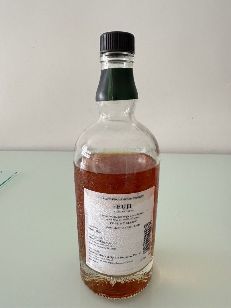 Opened bottle (Category: Other Food & Drinks) located in Singapore. Submitted by bravo188 (Listing ID 1397864657, Image 2). Description: Opened whisky bottle 75% full.