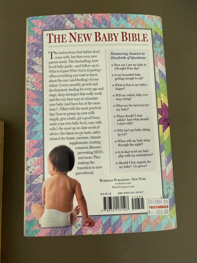 Preloved books for new moms (Category: Storybooks) located in Quezon City. Submitted by aml2020 (Listing ID 1397833133, Image 1). Description: What To Expect The First Year - Heidi Murkoff (great condition) The Contented Little Baby Book - Gina Ford The Contented Little Baby Book of Weaning - Gina Ford The Sensational Baby Sleep Plan - Alison-Scott Wright *last 3 books good condition with some natural stains on sides only .
