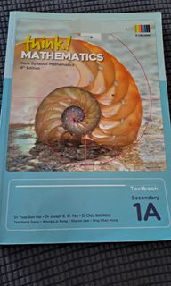 Secondary 1 Math textbook, Hobbies & Toys, Books & Magazines, Textbooks ...