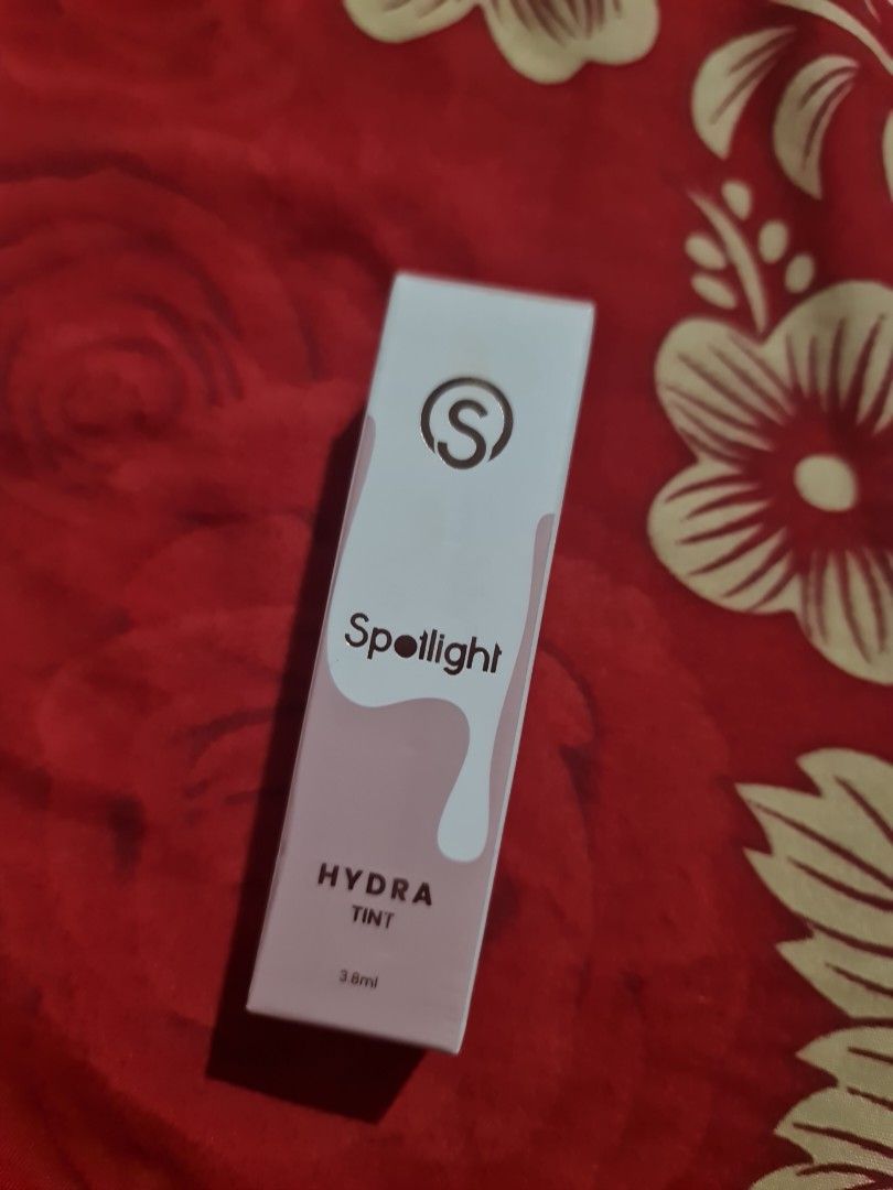 Spotlight Hydra Tint in Drops 3.8ml (Category: Makeup) located in Makati City. Submitted by magnanimousk (Listing ID 1397881739, Image 1). Description: swatched once orangey peachy shade 385 orig price.