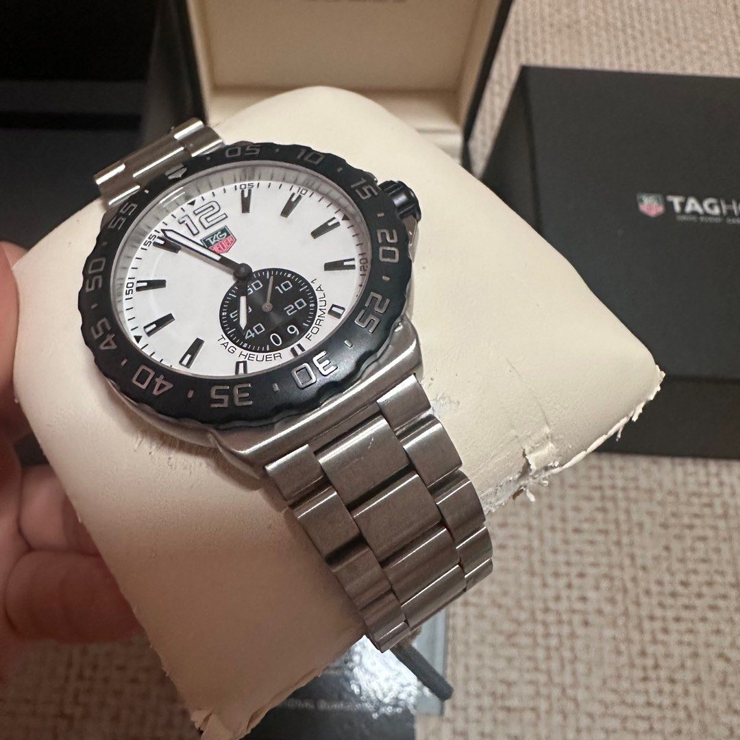Waz1111 Tag Heuer Formula White Face Tag Heuer Formula Date Quartz